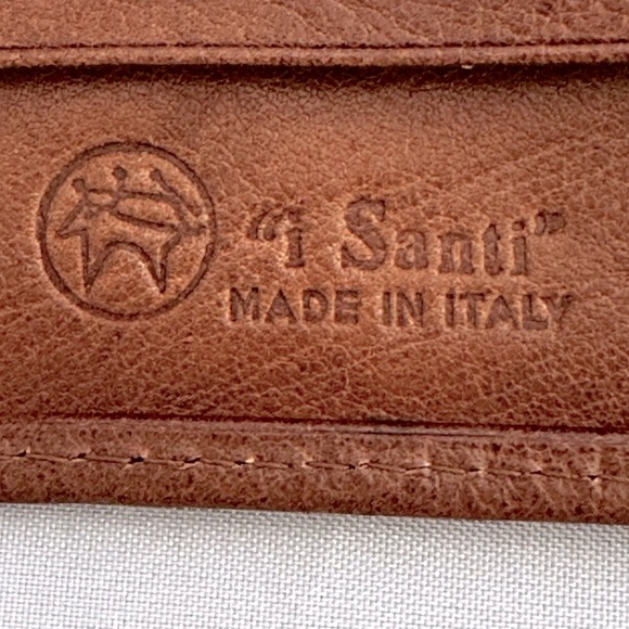 i Santi | Brown Leather Italian Wallet - Picture 5 of 6